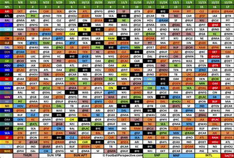 Nfl Football Schedule 2015 Printable